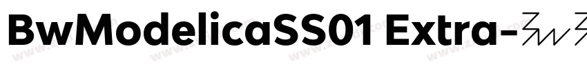 BwModelicaSS01 Extra字体转换
